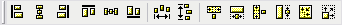 Icono de línea vertical con flechas en cada extremo en la paleta de información