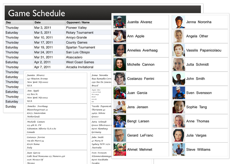 Print forms and labels