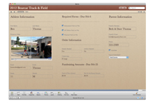 Track Team Organizer