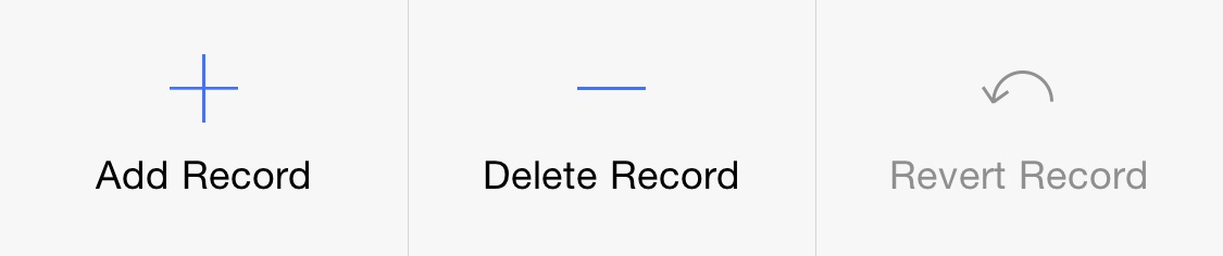 Understanding the FileMaker Go 14 screen