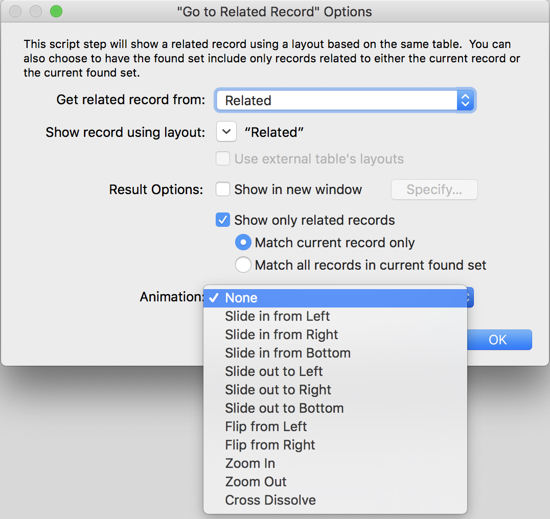 FileMaker Go 16 - Animations and Transitions FileMaker Go 16 - Animations and Transitions