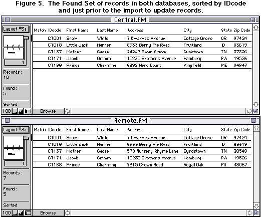 Synchronizing or Merging Two Databases While Updating Records