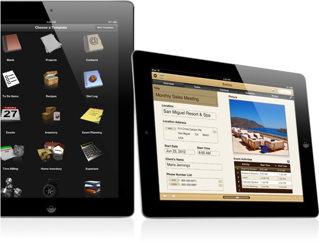 Plantillas de Bento para iPad