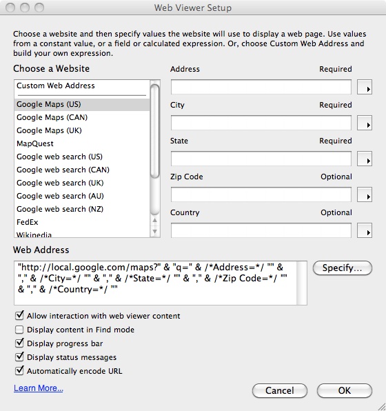 Miscellaneous behavior changes in FileMaker Pro 12