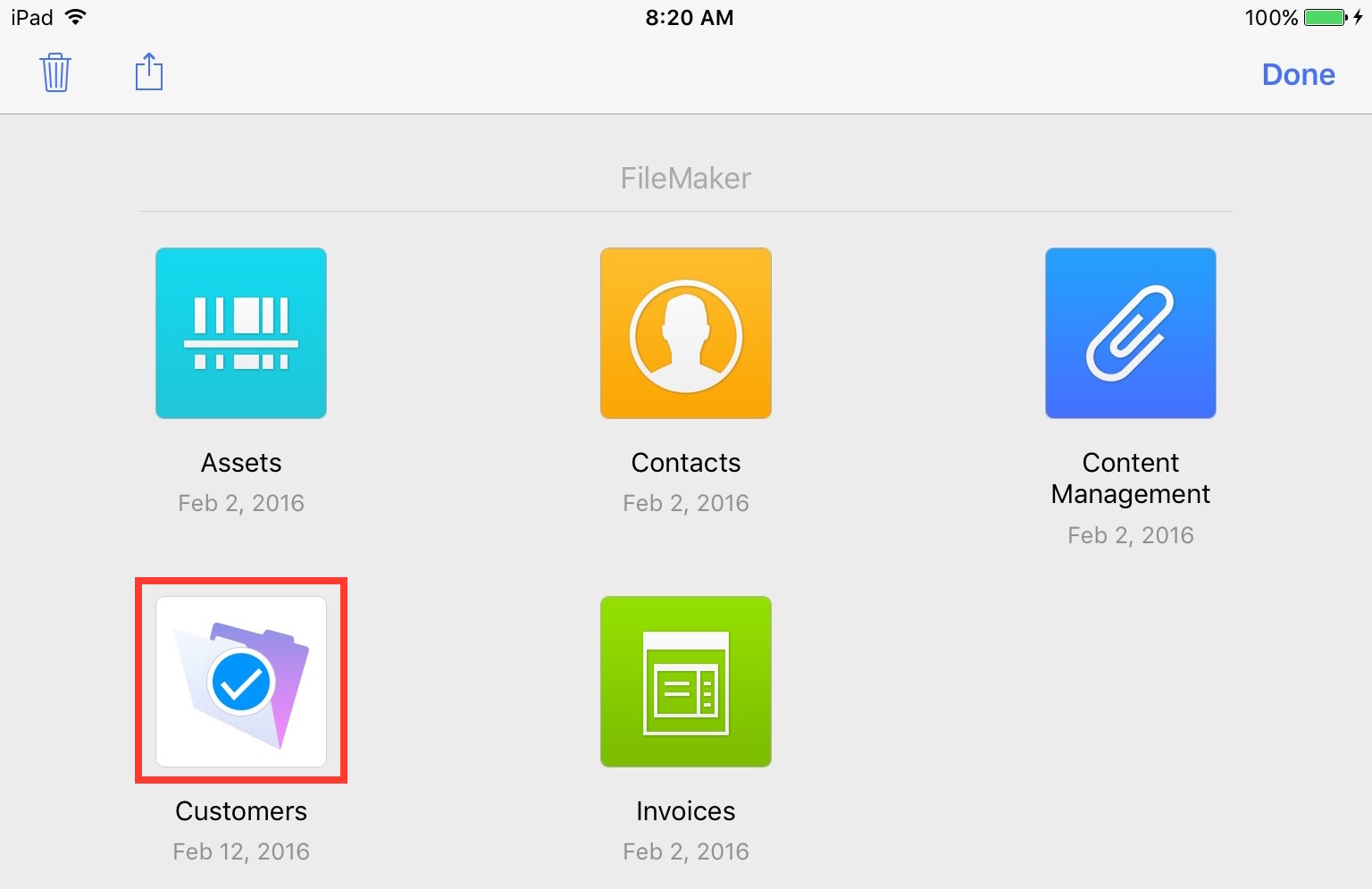 FileMaker Go 15 - Sharing with other applications and shared drives